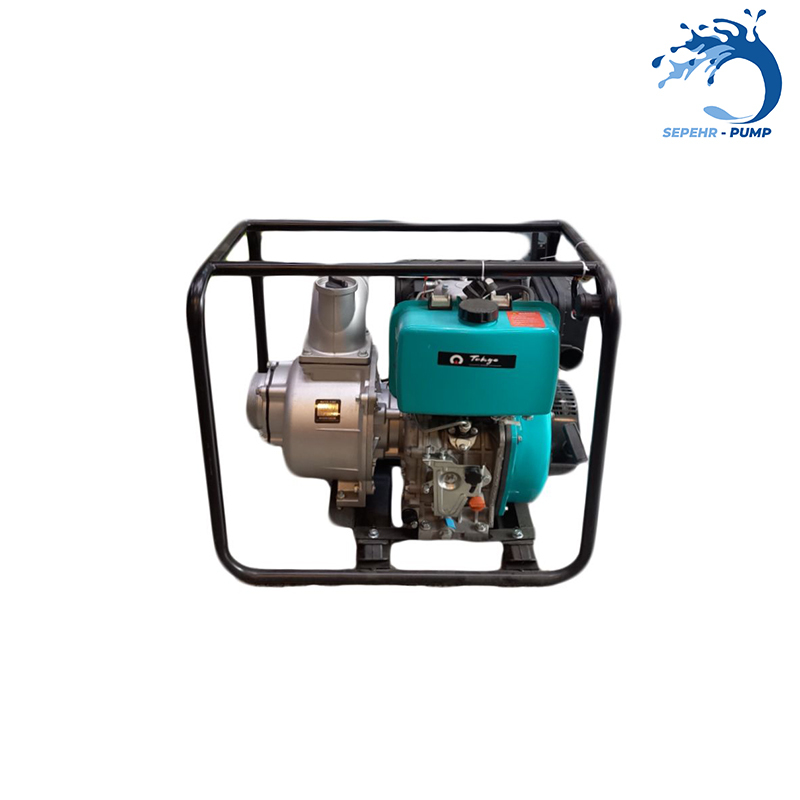  موتور پمپ آب دیزلی 4 اینچ استارتی توکیو TOKYO مدل TY-100DKB 