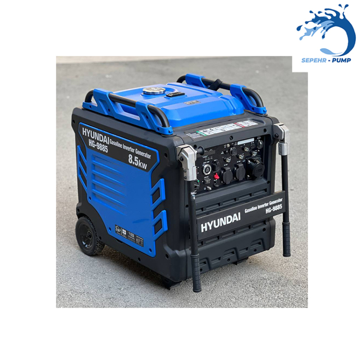 موتور برق بنزینی 8.5 کیلو وات سایلنت هیوندای HYUNDAI مدل HG9885