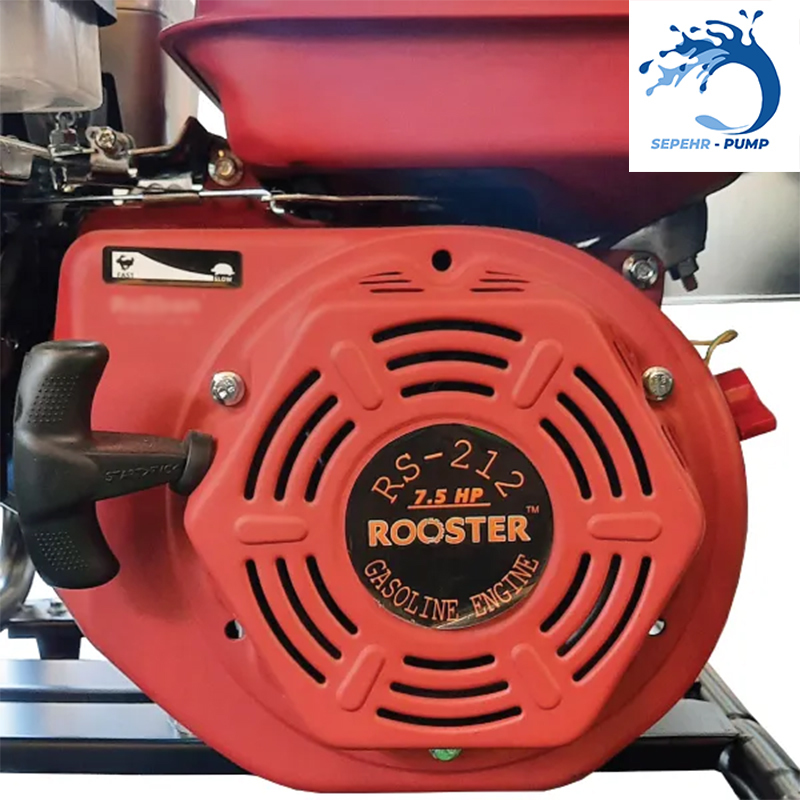  موتور پمپ آب بنزینی 2 اینچ دبی بالا روستر ROOSTER مدل RS-50WP 