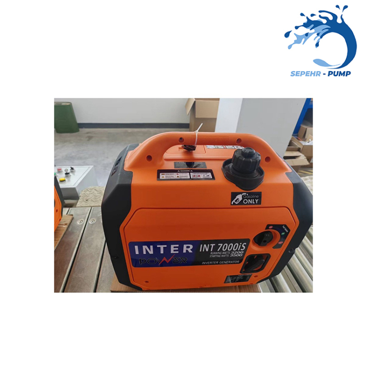 موتور برق بنزینی 3.5 کیلو وات هندلی اینتر پاور INTERPOWER مدل INT7000IS