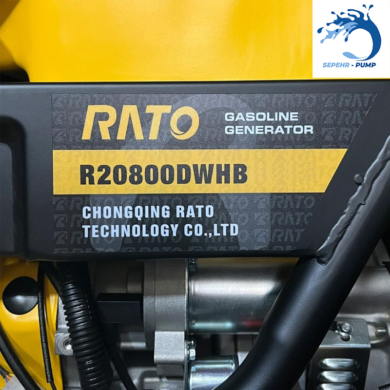 موتور برق بنزینی 9.5 کیلو وات ریموت دار سایلنت راتو RATO مدل R12500ISER