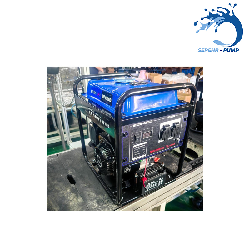  موتور برق بنزینی 3.5 کیلو وات استارتی اینتر پاور INTERPOWER مدل INT6900I 