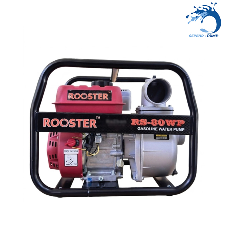 موتور پمپ آب بنزینی 3 اینچ روستر ROOSTER مدل RS-80WP