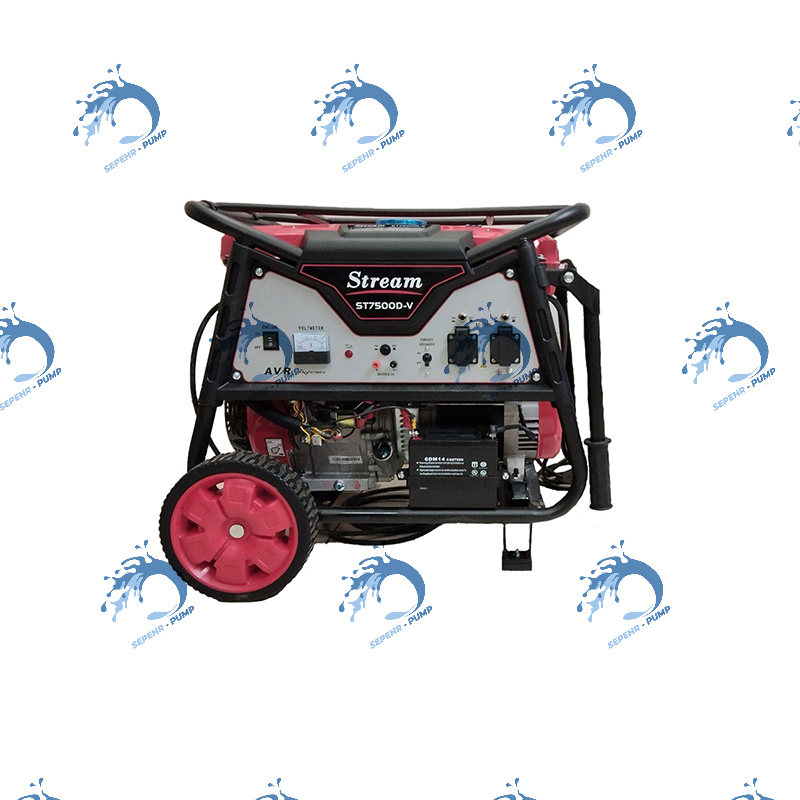  موتور برق بنزینی 6/5 کیلو وات استریم مدل ST7500D-V 