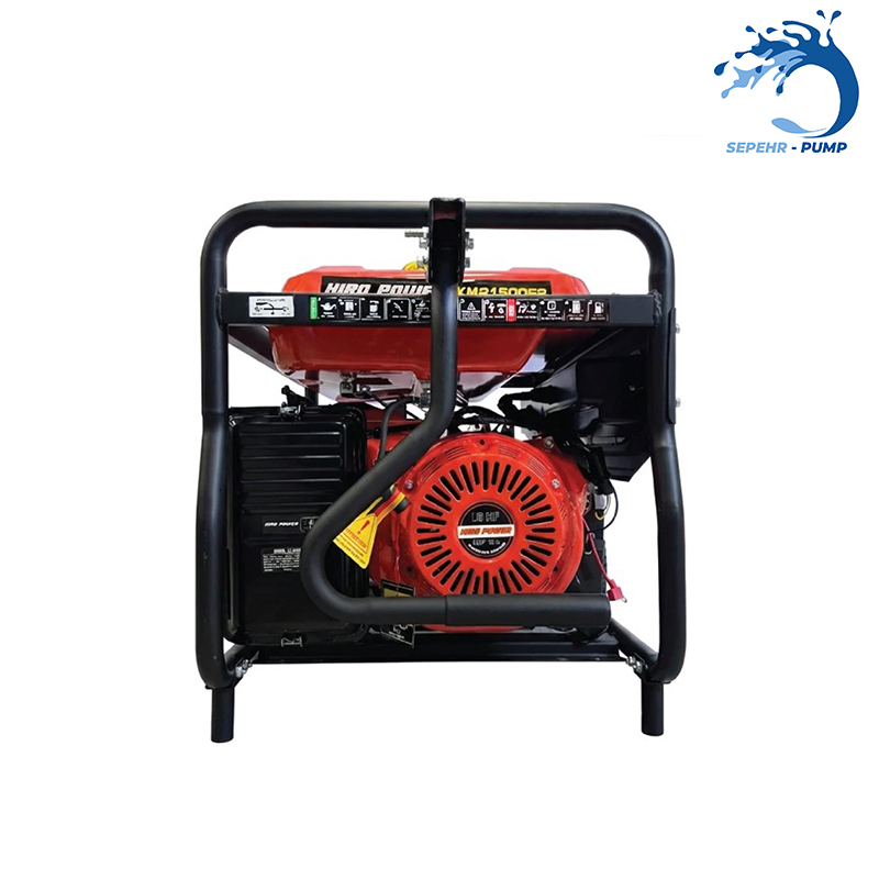  موتور برق بنزینی استارتی تکفاز 9/5 کیلووات هیرو پاور HIRO POWER مدل KM21500E2 