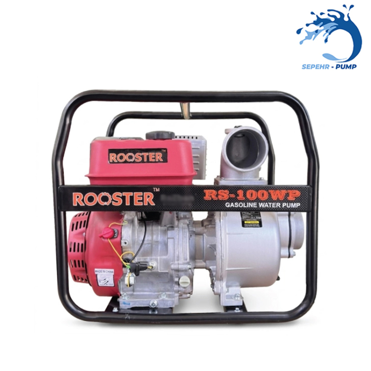موتور پمپ آب بنزینی 4 اینچ روستر ROOSTER مدل RS-100WP
