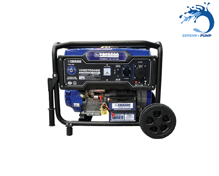 موتور برق بنزینی 9.5 کیلو وات استارتی واکسون VACKSON مدل VK20700AE2