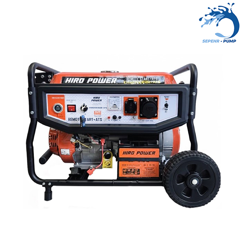  موتور برق 3گانه ریموت دار تکفاز 10/5 کیلووات هیرو پاور HIRO POWER مدل KM22500E2-R+GLN 