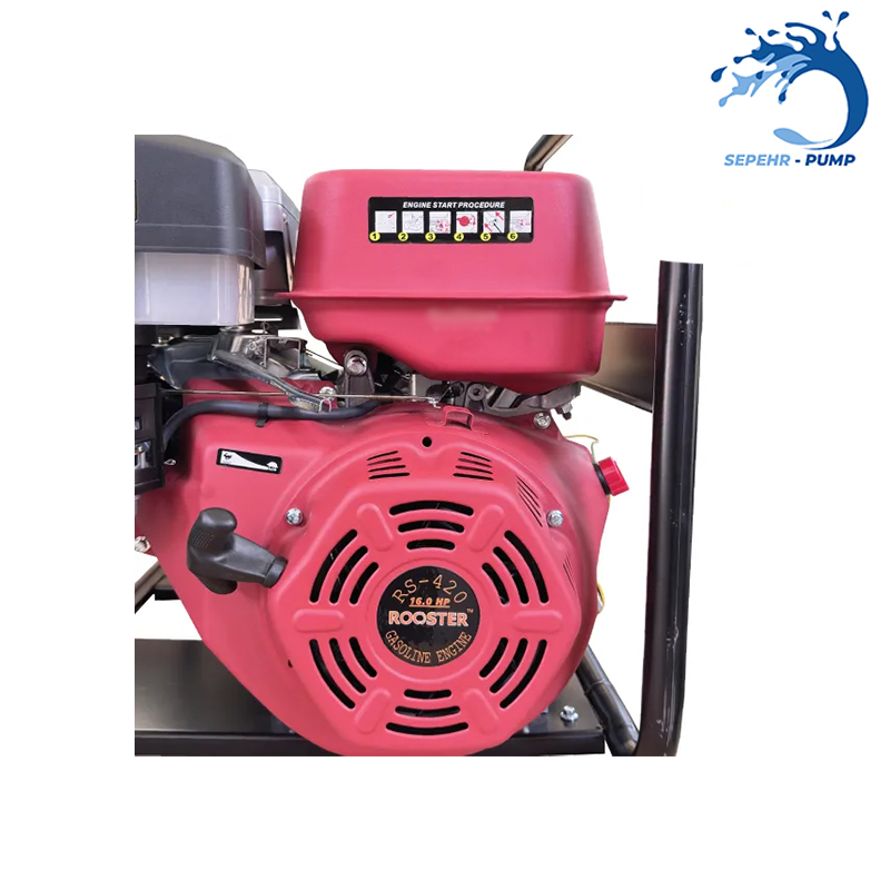  موتور پمپ آب بنزینی 4 اینچ روستر ROOSTER مدل RS-100WP 