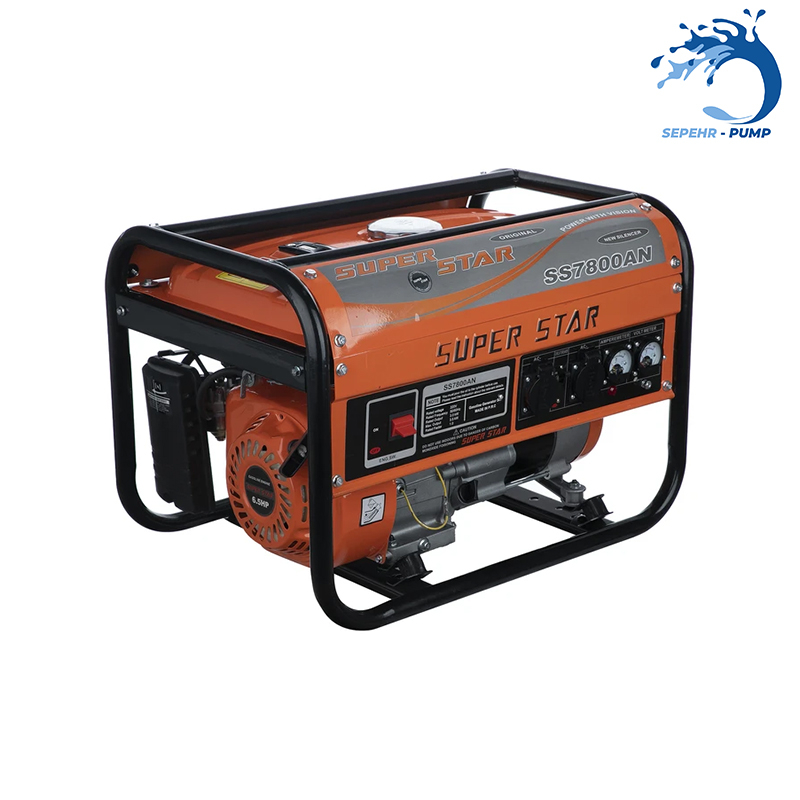 موتور برق بنزینی 3 کیلو وات سوپر استار SUPERSTAR مدل SS7800AN 