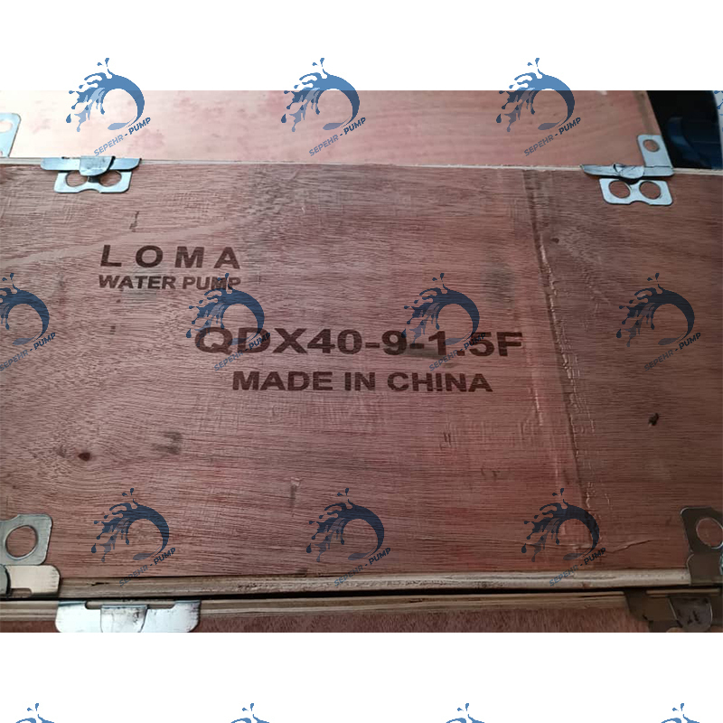  پمپ کفکش 3 اینچ 9 متری لوما LOMA مدل QDX40-9-1.5F 